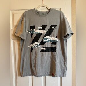 YoungLA Cloud Design Short Sleeve Tee - Gray